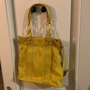 Tory Burch Large Yellow Satchel